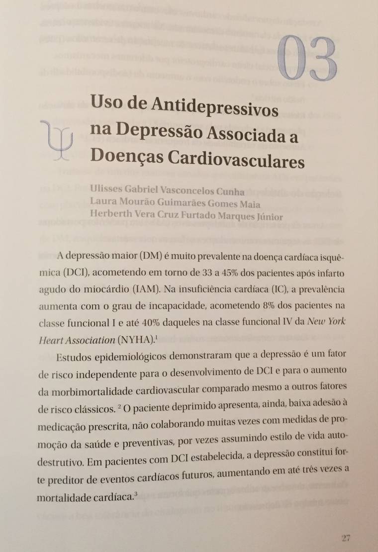 Refratariedade e situações clínicas de difícil abordagem em psiquiatria – 2011